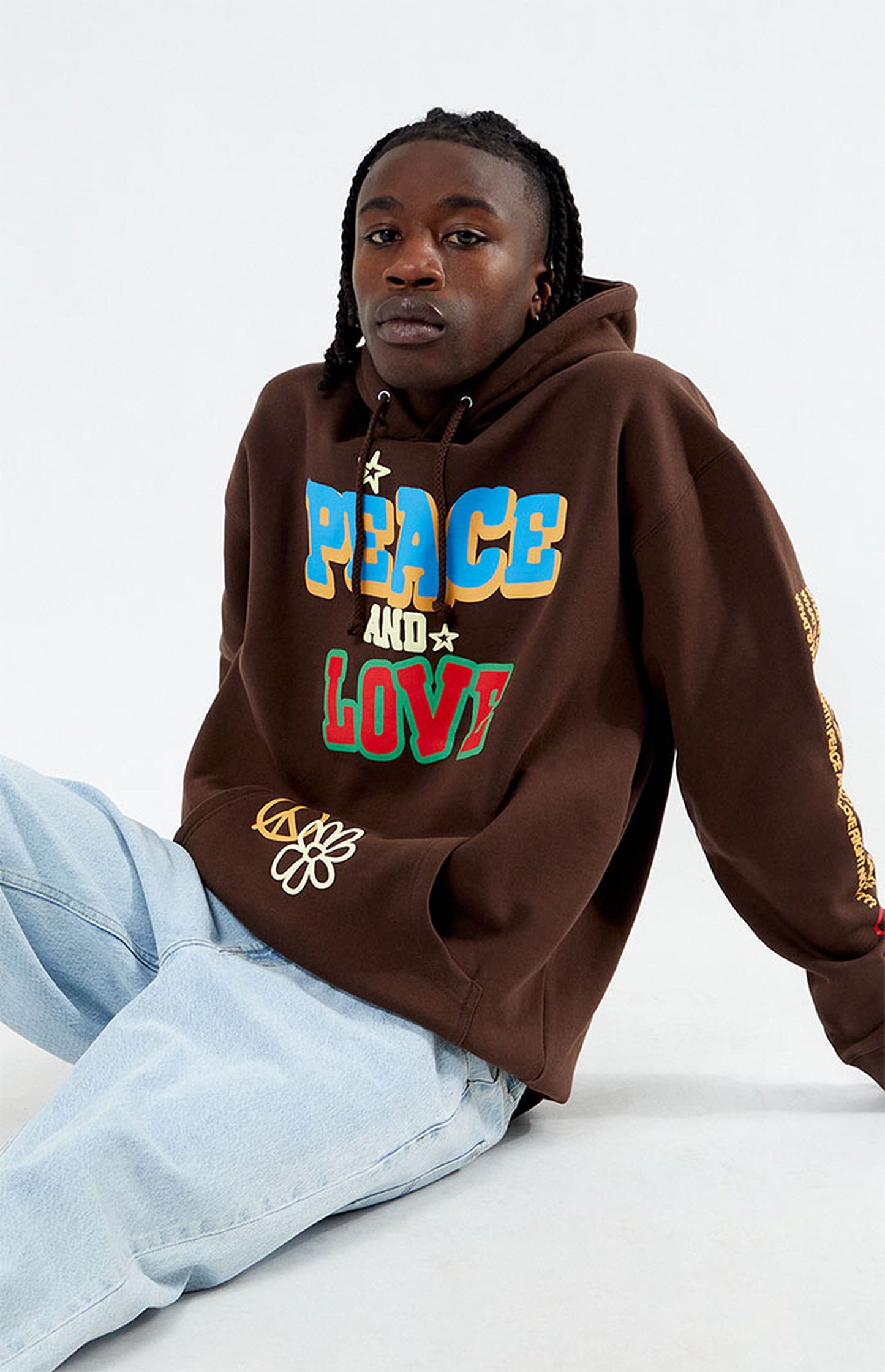 Peace And Love Hoodie Recreated Edition