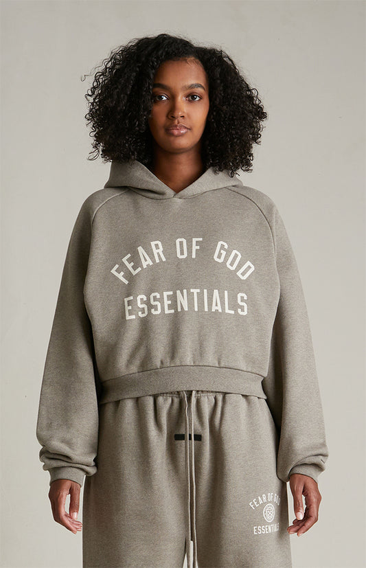 Cropped Essentials Hoodie – Modern Minimal Style with Everyday Comfort Recreated Edition