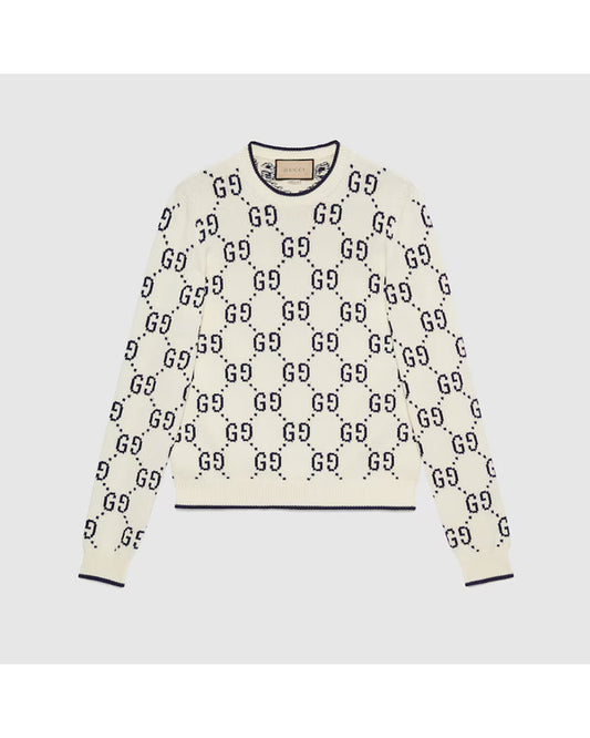 WWE Raw 2025 Nattie Neidhart Monogram White Knit Sweater — Product Description