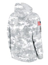 2024 Chicago Bears Arctic Camo Salute to Service Hoodie Recreated Edition