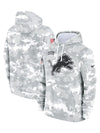 2024 Detroit Lions Arctic Camo Salute to Service Hoodie Recreated Edition