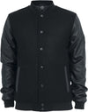 Oldschool Varsity Jacket – Black Urban Classics Varsity Jacket