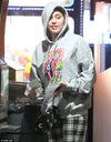Patrick Schwarzenegger “I Love LA” Hoodie – Grey Pullover Fleece Recreated Edition