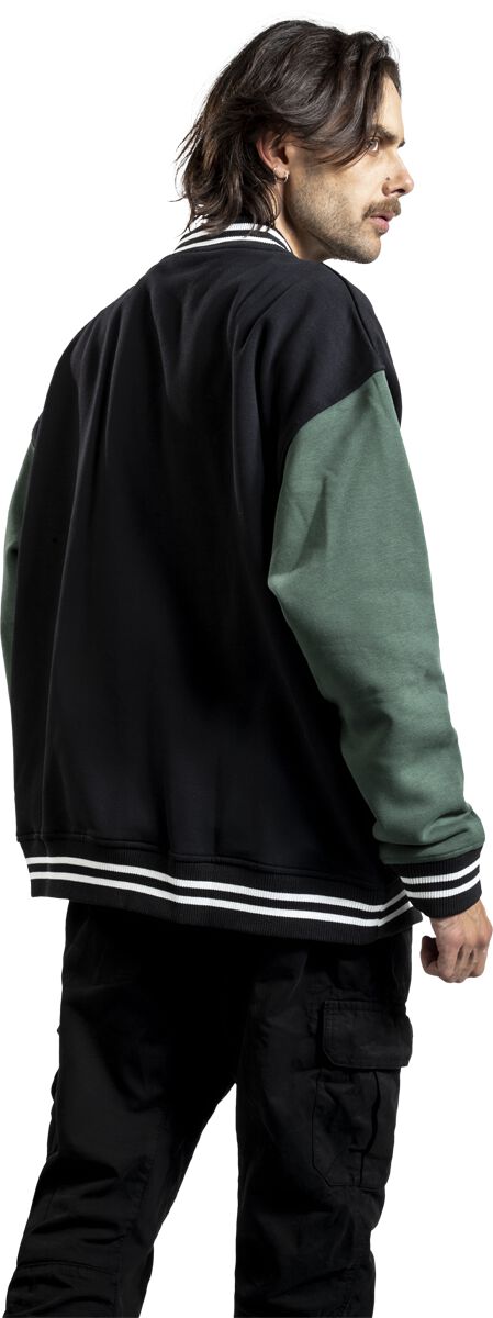 Logo - Oversize Varsity Jacket – Multicolour Malevolence Varsity Jacket