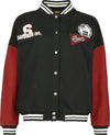 Good Grief Varsity Jacket – Black-Red Peanuts Jacket