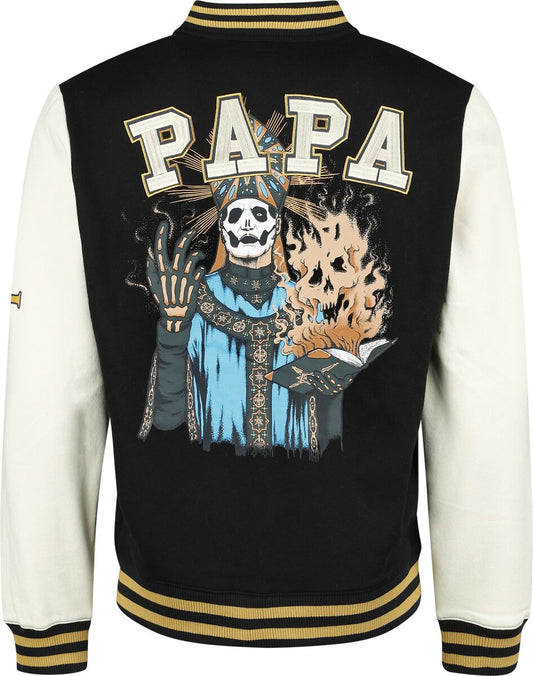 IV Varsity Jacket – Multicolour Ghost Varsity Jacket