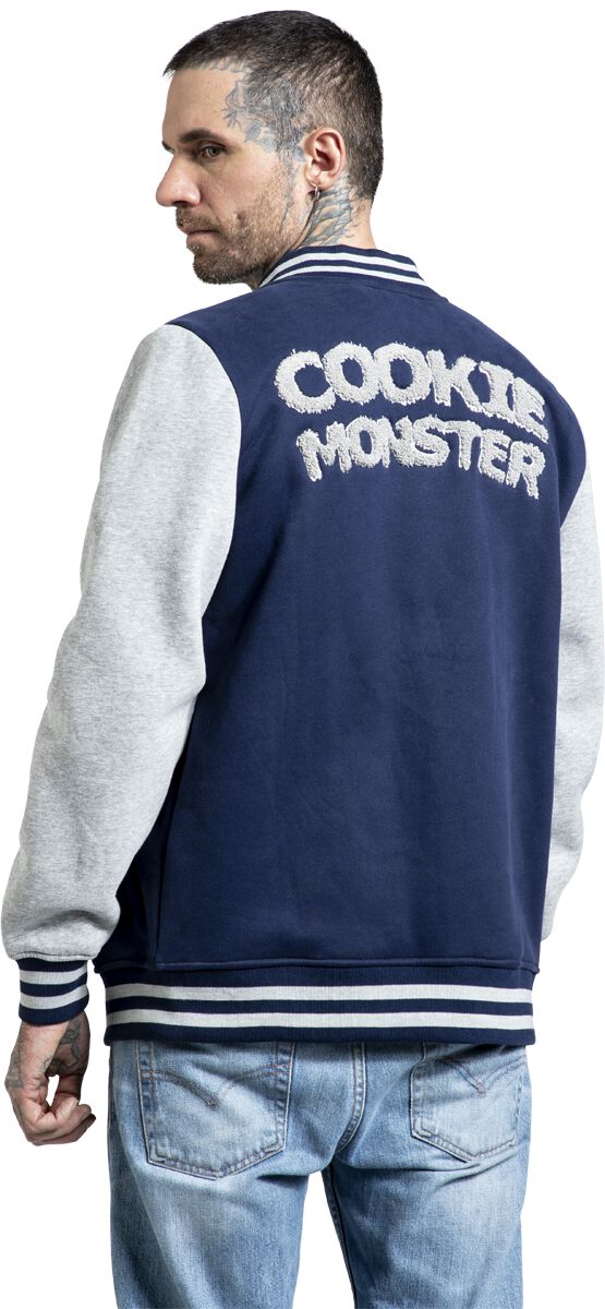 Cookie Monster Varsity Jacket Multicolour by Sesame Street