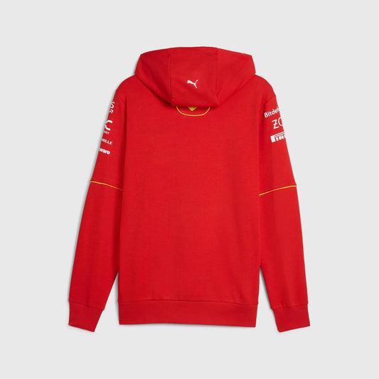 Scuderia Ferrari Hoodie – Red Fleece Pullover (Recreated Edition)