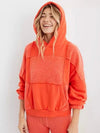 Aerie Sherpa Patchwork Hoodie Recreated Edition