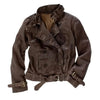 Captain America 2 Scarlett Johansson Brown Leather Jacket