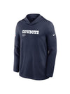 Dallas Cowboys Sideline Performance Long Sleeve Hoodie T-Shirt 🏈 Recreated Edition