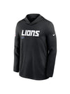 Detroit Lions Sideline Performance Long Sleeve Hoodie T-Shirt 🦁💙 Recreated Edition