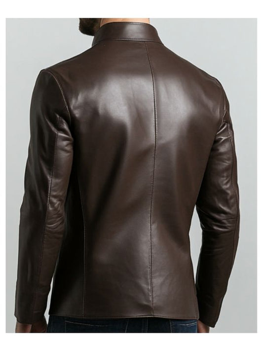 Edward Leather Brown Jacket – Men’s Leather Jacket (Brown)