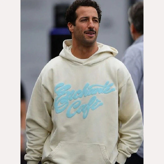 Daniel Ricciardo Enchant’ Cafe Hoodie 🏎️☕ Recreated Edition