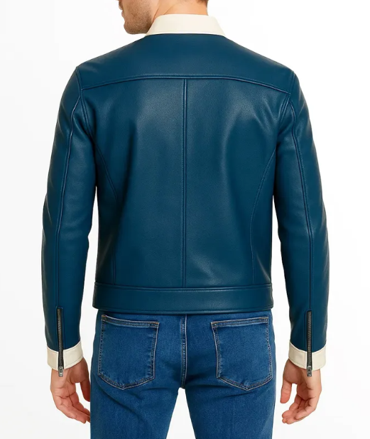 Fantastic Four First Steps Mister Fantastic Blue Leather Jacket