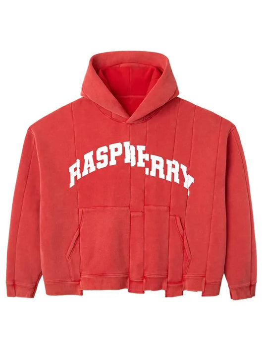 GV Gallery Raspberry Hills Red Spliced Hoodie Recreated Edition