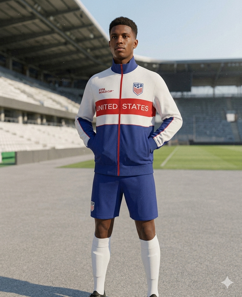 Adult USA 2026 FIFA World Cup Strikers Pride Track Jacket ( Recreated Edition )