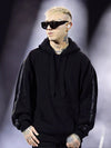 Lazza Black Hoodie Recreated Edition