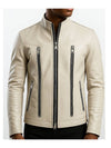 Mason White Leather Jacket – Men’s Premium White Leather Jacket