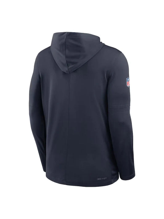 Chicago Bears Sideline Performance Long Sleeve Hoodie T‑Shirt – Game-Ready Comfort Recreated Edition