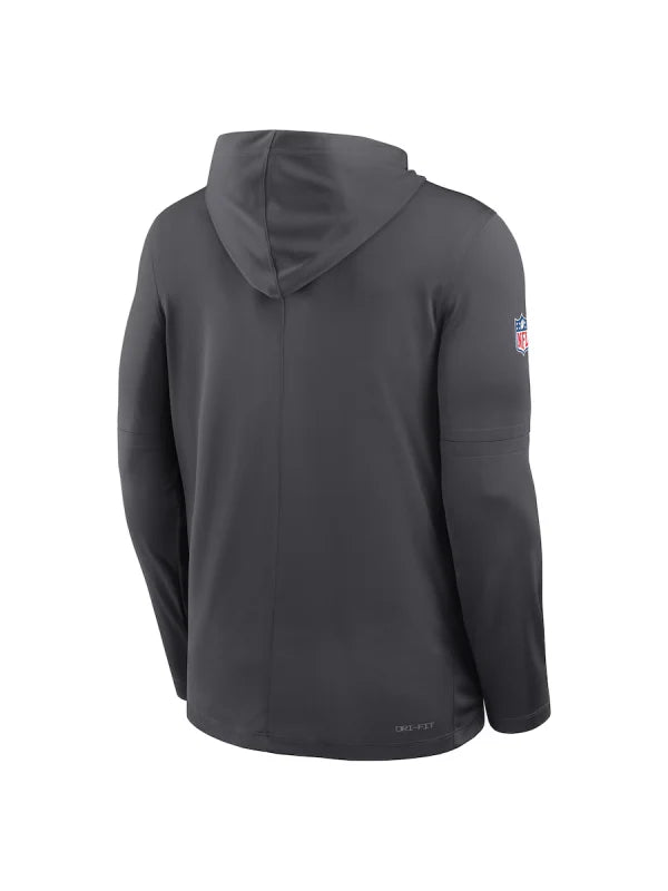 Dallas Cowboys Sideline Performance Long Sleeve Hoodie T-Shirt 🏈 Recreated Edition