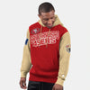 San Francisco 49ers Starter Scarlet Extreme Hoodie – Red & Beige Pullover (Recreated Edition)