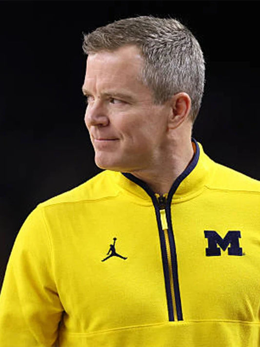 Dusty May Wolverines Quarter-Zip Pullover Jacket