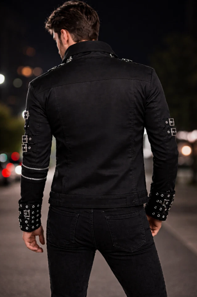 Michael Jackson Metal Rock Concert Jacket | MJ Bad Album Cover Jacket