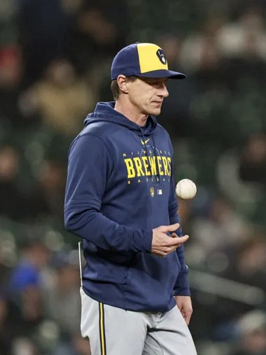 Craig Counsell Milwaukee Brewers Hoodie – Show Your Brew Crew Pride Recreated Edition