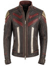 Musa Red Leather Jacket – Bold & Premium Red Leather Jacket for Men