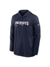 New England Patriots Sideline Performance Long Sleeve Hoodie T-Shirt Recreated Edition