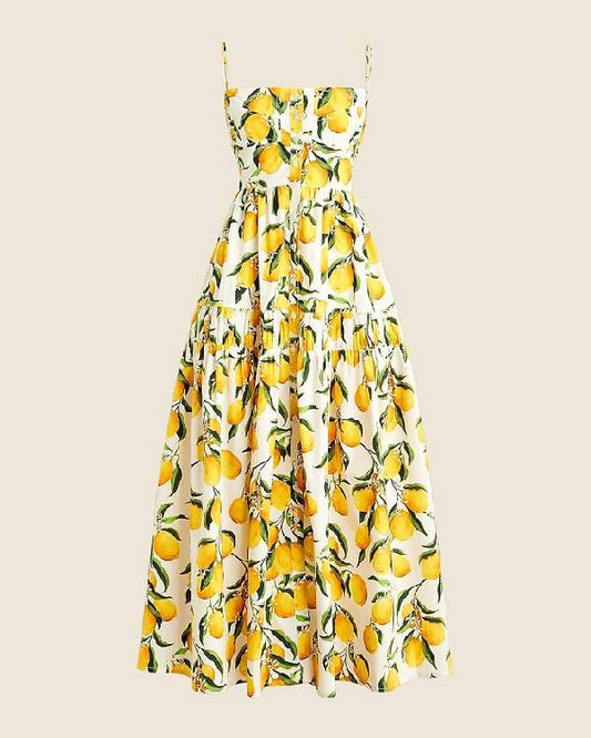 We Were Liars Candice King Lemon Print Dress