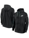 Recreation – Philadelphia Eagles Black Sideline Club Full-Zip Hoodie (Recreated Edition)