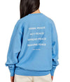 Peace is Power Sweatshirt Recreated Edition