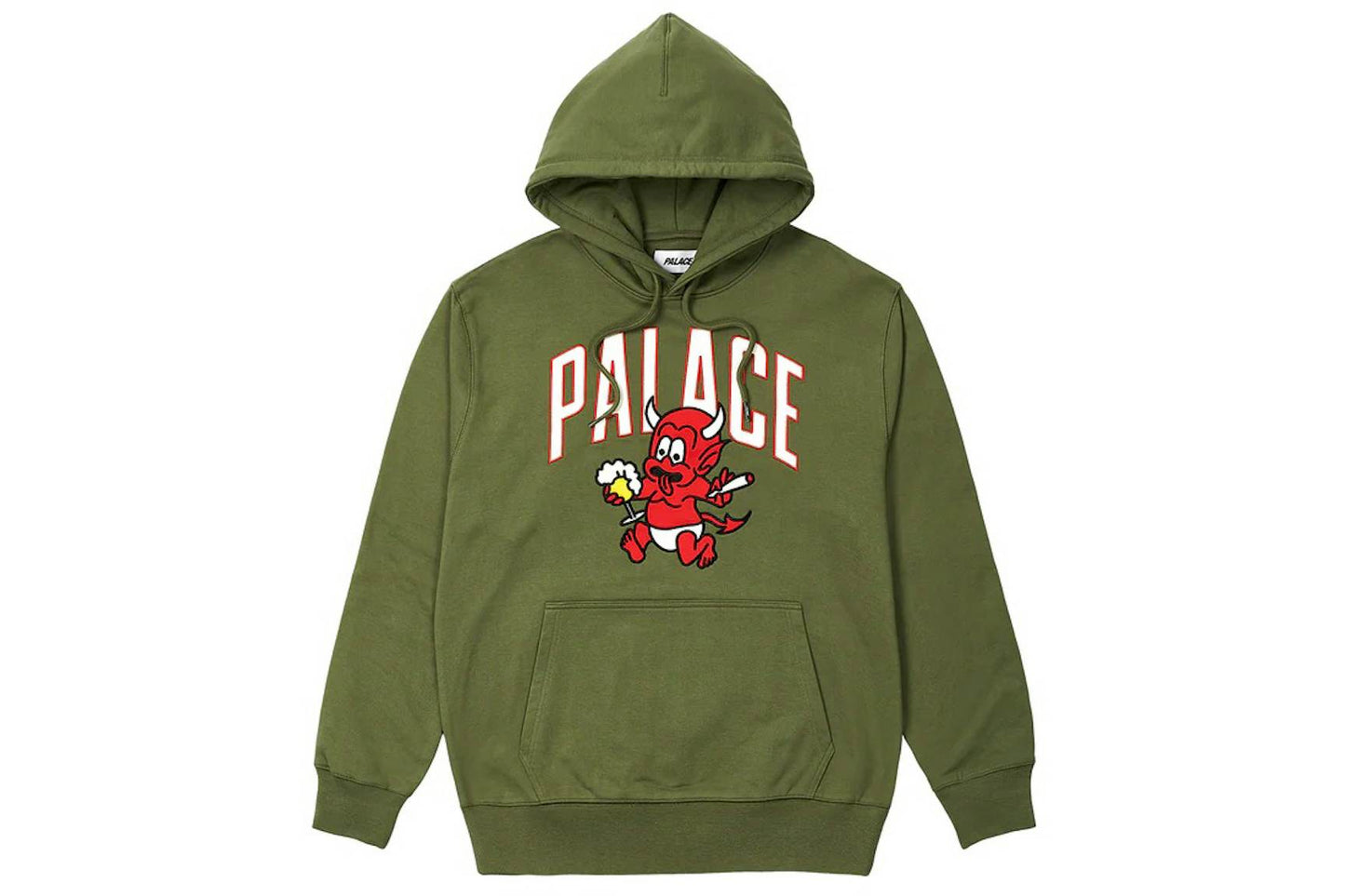 Palace Temptation Deep Green Hoodie – Recreated Streetwear Essential Recreated Edition