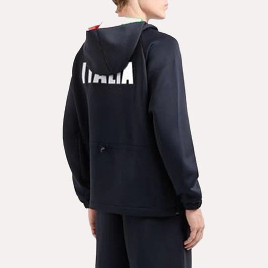 Paris 2024 Olympics Italia Zip Up Hoodie Recreated Edition