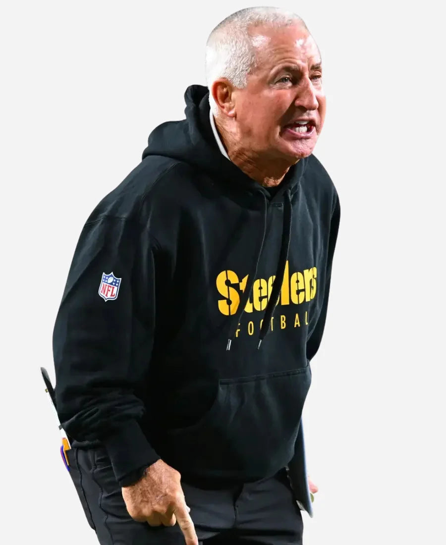 Danny Smith Pittsburgh Steelers Black Hoodie 🖤🏈 Recreated Edition