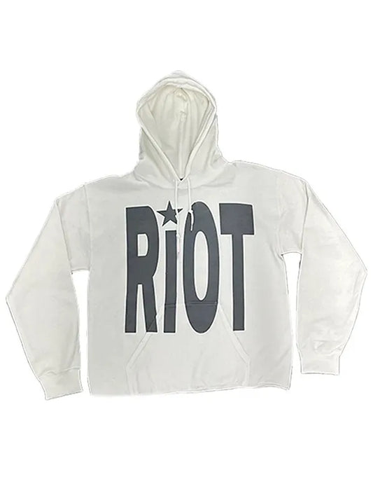 Riot Oversized Hoodie – Bold Streetwear Pullover (Recreated Edition)