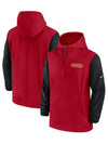 San Francisco 49ers Sideline Pre-Game Half-Zip Hoodie Jacket (Recreated Edition)