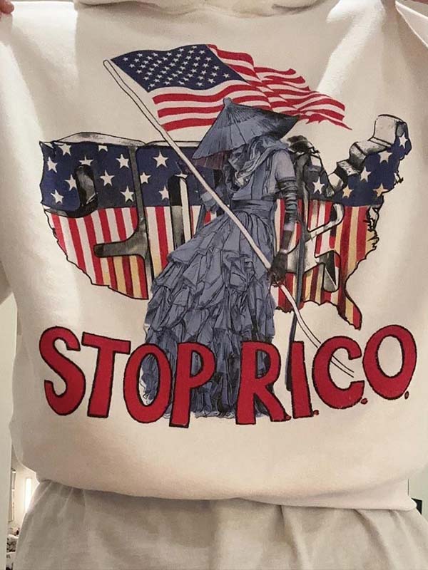 Drake Stop Rico White & Black Hoodie (Recreated Edition)