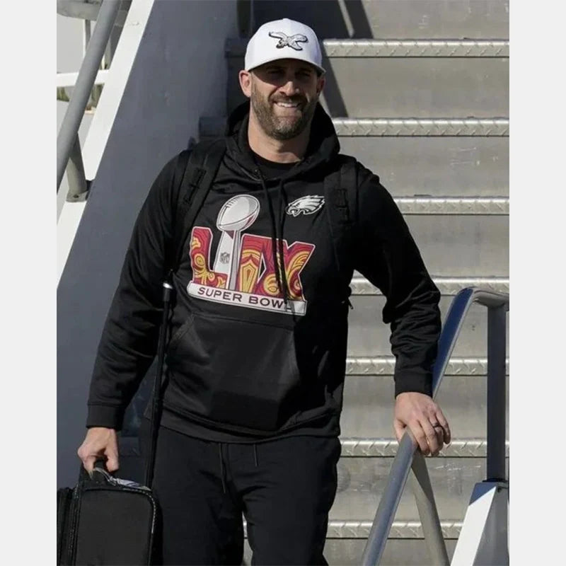 Nick Sirianni Super Bowl LIX Arrivals Hoodie Recreated Edition