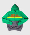 Super Mall Green & Grey Pullover Hoodie (Recreated Edition)