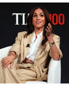 TIME100 Summit 2025 Meghan Beige Blazer – Executive Chic for Modern Leaders