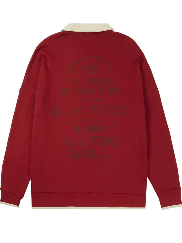 Taylor Swift "I Remember It All Too Well" Red Polo Shirt