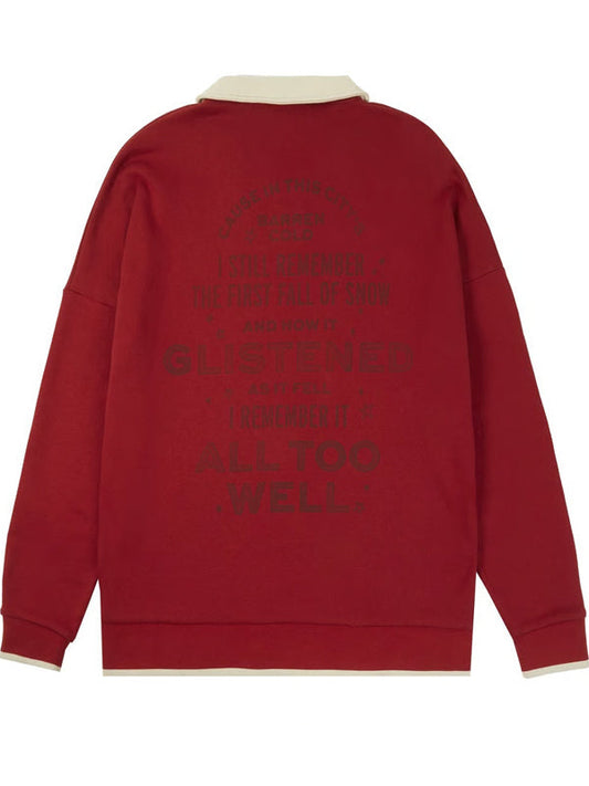 Taylor Swift "I Remember It All Too Well" Red Polo Shirt