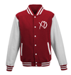 The Weeknd Xo Jackets Red & White Wool Varsity Jacket