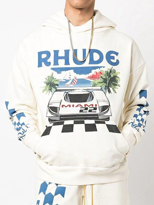 Travis Kelce Rhude Miami Startline Hoodie (Recreated Edition)