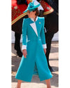Trooping The Colour 2025 Kate Middleton Blue Coat Dress – Regal Elegance & Timeless Style