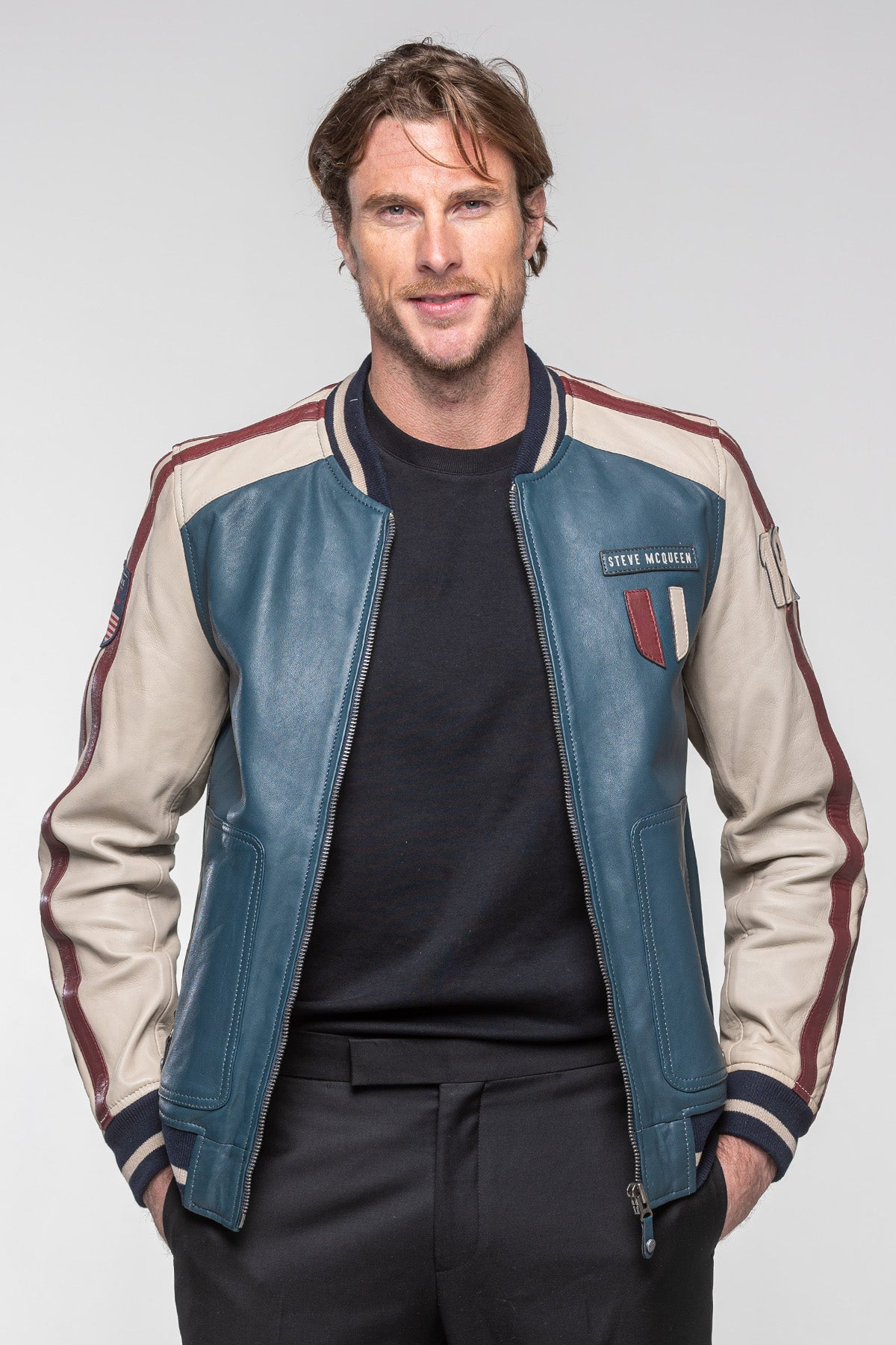 Steve McQueen Walt 5 Royal Blue Jacket for Men