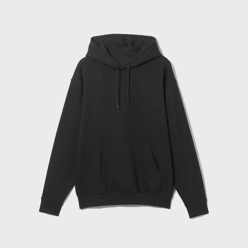 Weekday Oversized Black Pullover Hoodie (Recreated Edition)